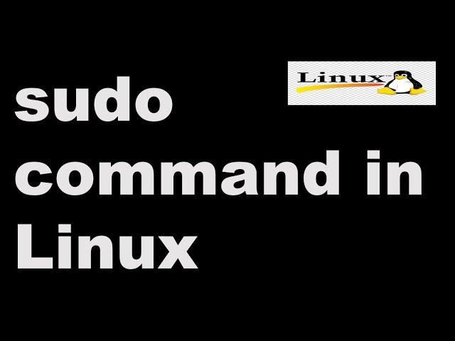 sudo command in Linux with examples  ||Linux Tutorial || Linux Interview Question