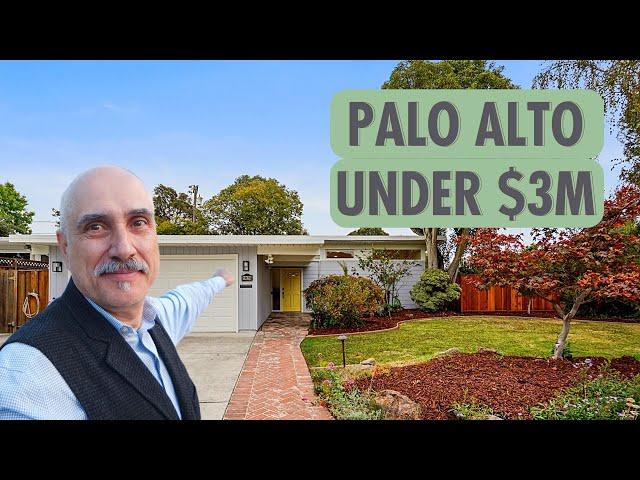 What You Can Buy In Palo Alto For Under $3M | Mid Century Modern Home Tour | Eichler Homes