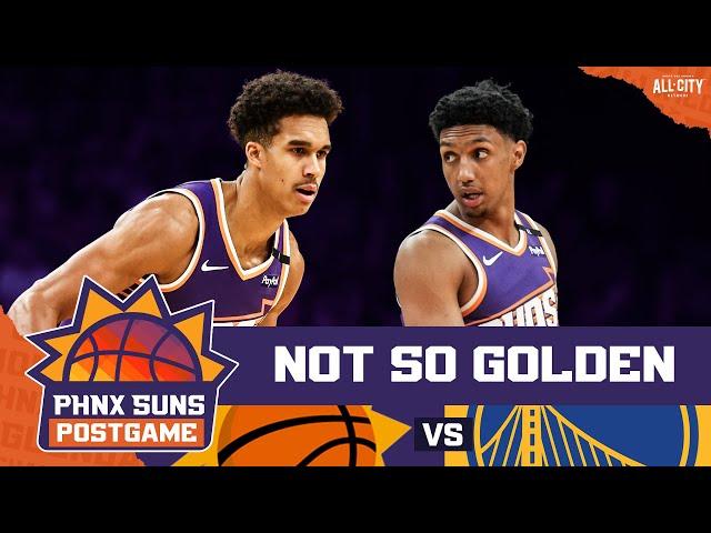 POSTGAME: Shorthanded Phoenix Suns Beat Golden State Warriors Behind Allen, Booker