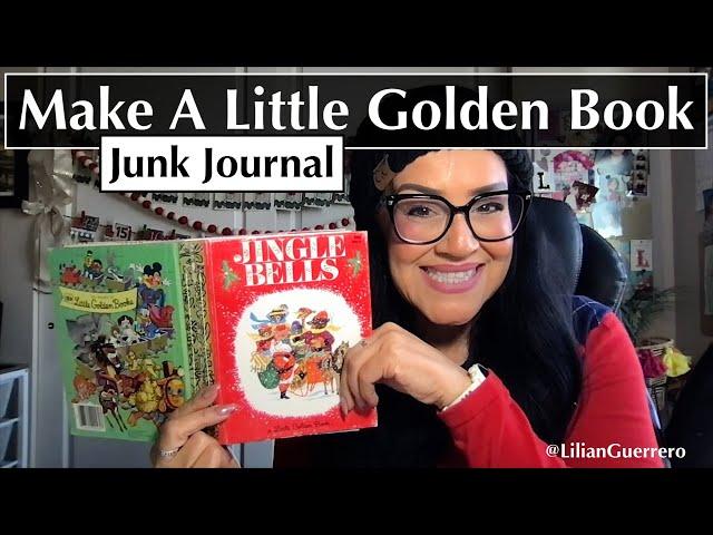 Step By Step - How I Make A Little Golden Book Junk Journal - Cover and Signatures - Full Process!