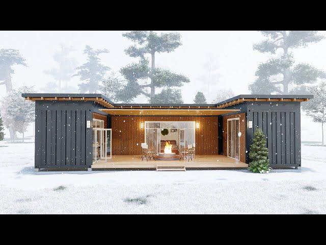 Shipping Container House - Stunning Tiny House - Tiny House On Field