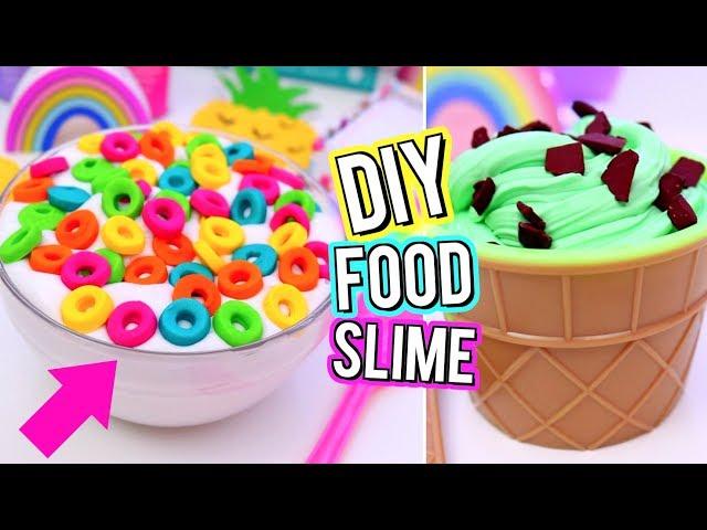 DIY Food Inspired SLIME! Crazy SLIME IDEAS You NEED TO TRY! How To Make FUN SLIME!