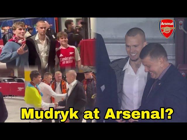 Wow!Mykhailo Mudryk Still Loves ArsenalMudryk Visits Emirates Stadium to Watch Arsenal vs Shakthar