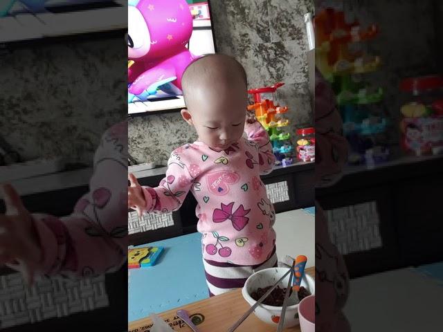 짜장라면 먹방찍는 라꿍이