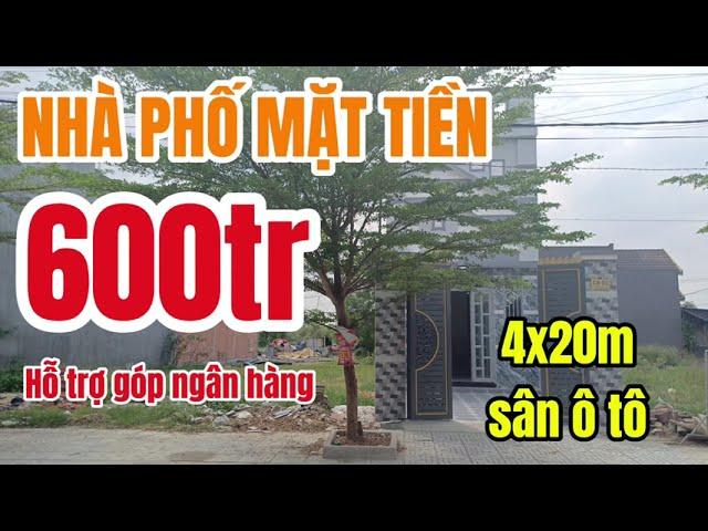 Bán nhà phố mặt tiền 4x20m gần Cầu Lớn Hóc Môn đường Nguyễn Văn Bứa sổ hồng riêng I Nhà đất Hóc Môn