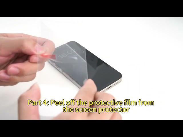 TOCOL iPhone 16 Series Screen Protector Installation Guide