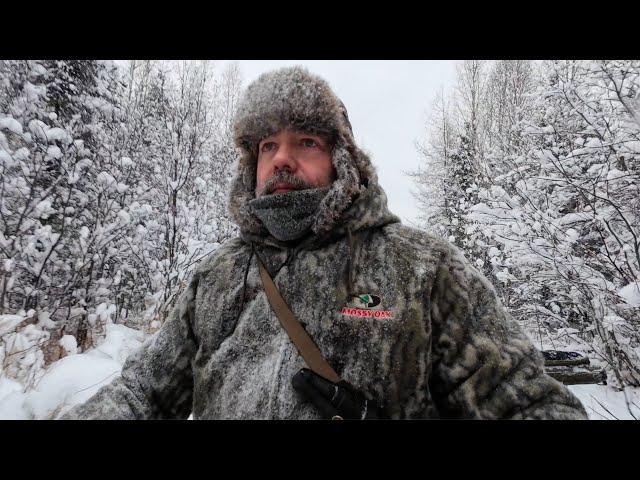 Winter Camping in the Boreal Forest: Cozy Hot Stove Setup in the Cabelas Double Ice Fishing Shelter!