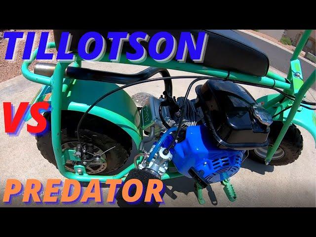 Is a Tillotson 212 faster than a Predator 212 ? Tillotson vs Predator