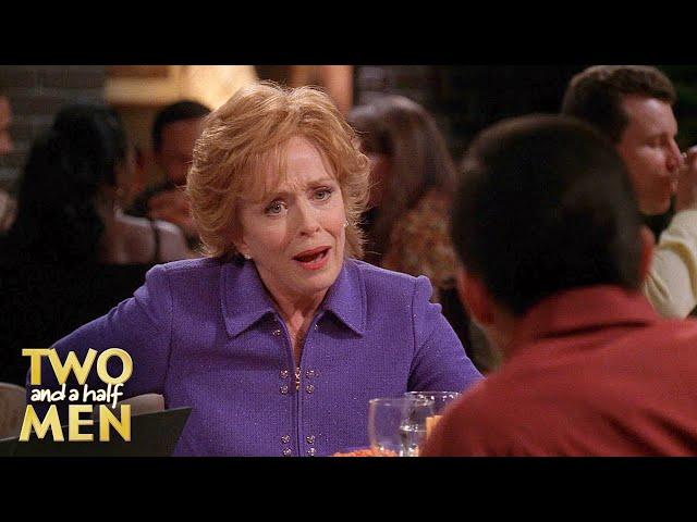 Evelyn Calls Out Alan's Fake Article | Two and a Half Men