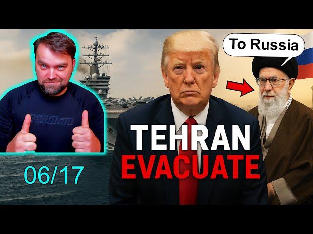 Update on Iran, Ukraine | Trump Calls to Evacuate Tehran! USA Army Coming | Ayatollah plans escape