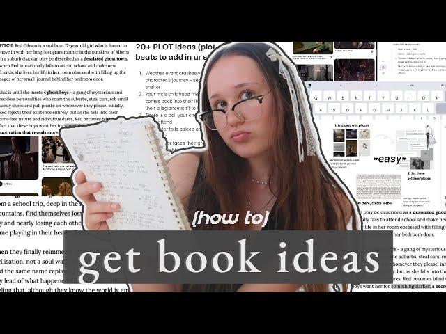 10+ ways to come up with a book idea ‧₊˚(niche ways i get inspired to write new stories) examples