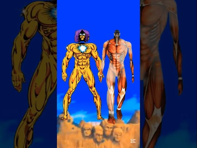 Eren vs The living tribunal. #marvel #AOT