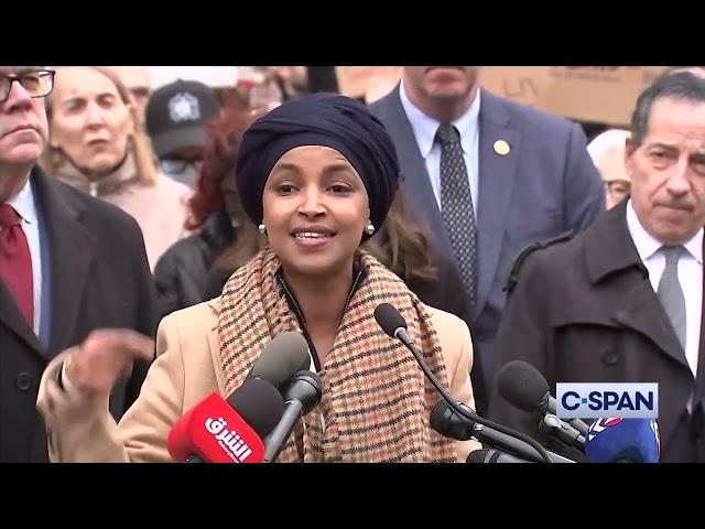 "This is what beginning of dictatorship looks like" - Ilhan Omar at USAID on Elon Musk (2-3-2025)