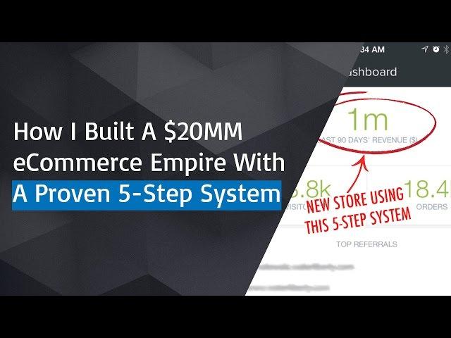 How I Built A $20M eCommerce Empire Using A Proven 5-Step System