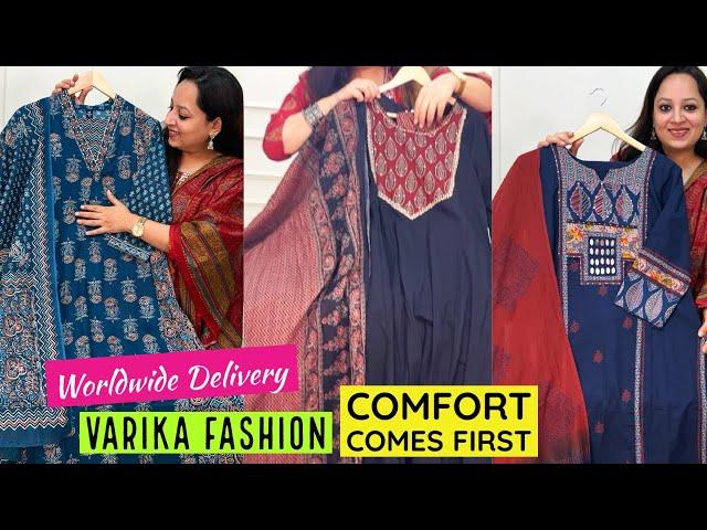 Varika Fashion Brings You Stunning Cotton Suits Apt For Daily Home & Office Wear. Retail & Wholesale