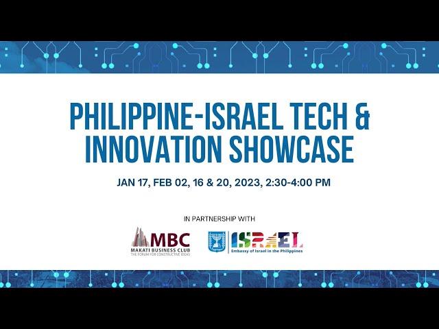 PH-Israel | Tech & Innovation Showcase 2023