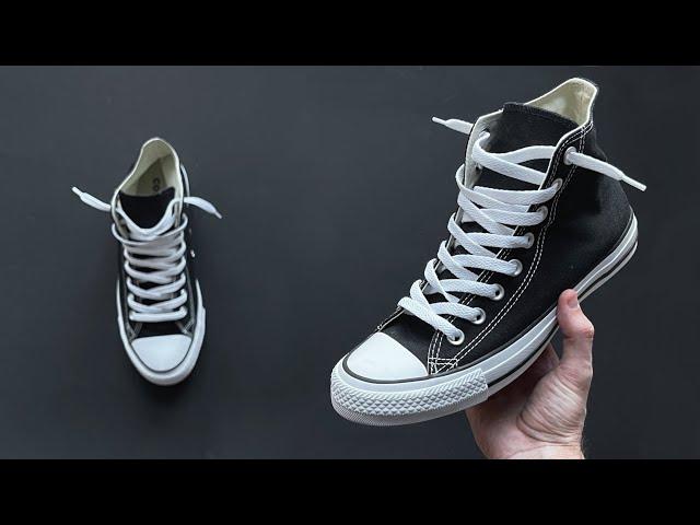 How To Tie Laces On Converse High Tops