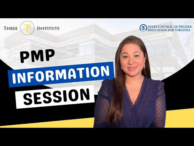 PMP Certification Information Session with Mahjooba Bianchi | August 30, 2022