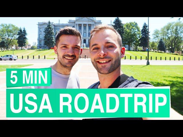 USA Roadtrip in 5 Minutes - From Denver to Las Vegas 