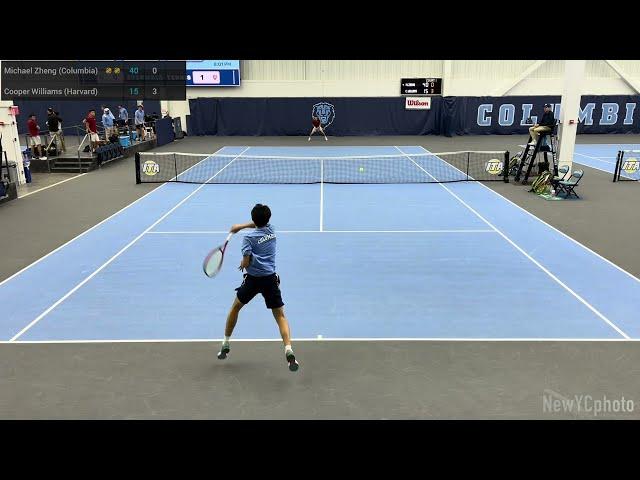 Michael Zheng (Columbia) vs Cooper Williams (Harvard)