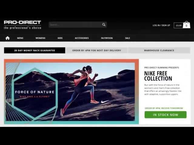 Explore the new Pro Direct running website