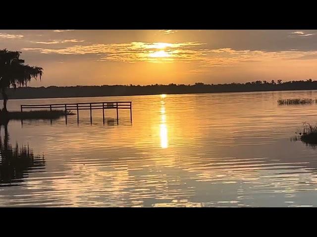 Lake life sunrise on lake.#lakeview#