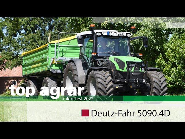 Deutz-Fahr 5090.4D mit Frontlader Stoll FZ 10 im top agrar-Praxistest