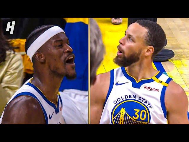 Steph Curry in SHOCK After INSANE 4-Point Play  Jimmy Butler Gets HYPED 