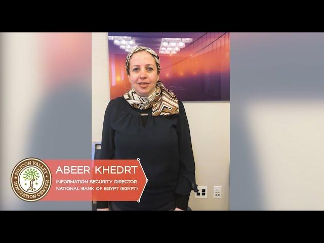 Abeer Khedrt, Information Security Director at National Bank of Egypt | SVIC Testimonial