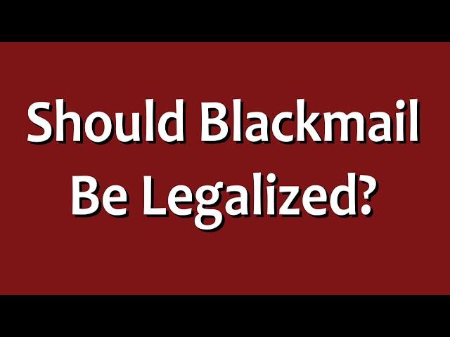 The Paradox of Blackmail