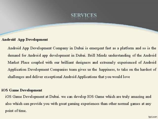 Android App Development company in Dubai