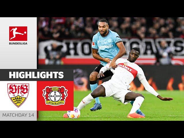 VfB Stuttgart - Bayer 04 Leverkusen 1-1 | Highlights | Matchday 14 – Bundesliga 2023/24