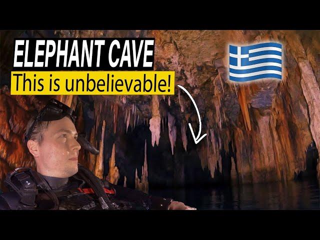 WE CAN'T BELIEVE THIS EXISTS! | DIVING in ELEPHANT CAVE, CATHEDRAL | Chania, Crete 