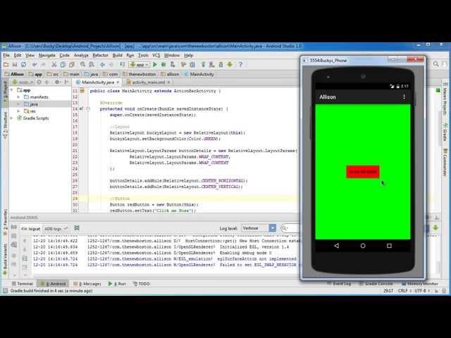 Android App Development for Beginners - 14 - Adding Properties to Widgets