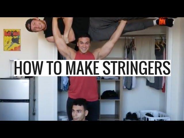 HOW TO MAKE STRINGERS AND CUT OFFS TO SHOW OFF YOUR GAINZ