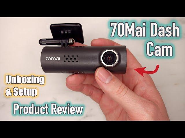 Xiaomi 70mai 1S Car Dash Camera DVR Review Unboxing Setup Sample Footage Record Vehicle Accidents