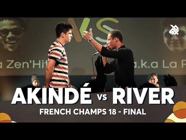 AKINDÉ vs RIVER | French Beatbox Championship 2018 | Final