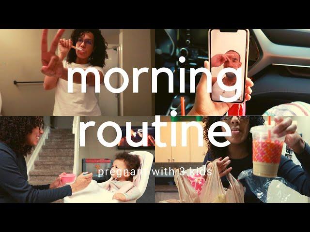 Morning Routine PREGNANT with THREE KIDS! | The McCree Lifestyle