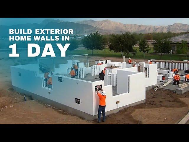 ICF Specialist Build a Home in 1 Day