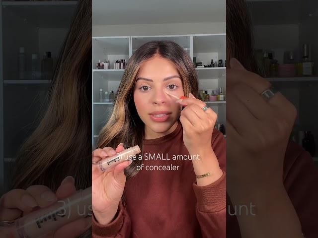 HOW TO STOP CONCEALER CREASING (BEGINNER FRIENDLY ROUTINE) #makeupforbeginners #makeuptips