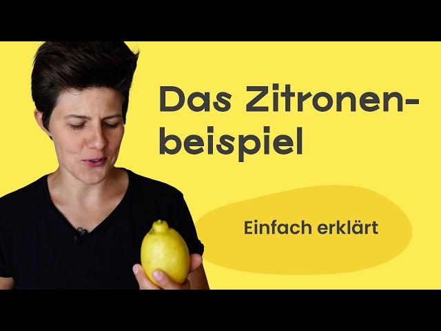 Zitronenbeispiel Kommunikation  Schnell Streit lösen