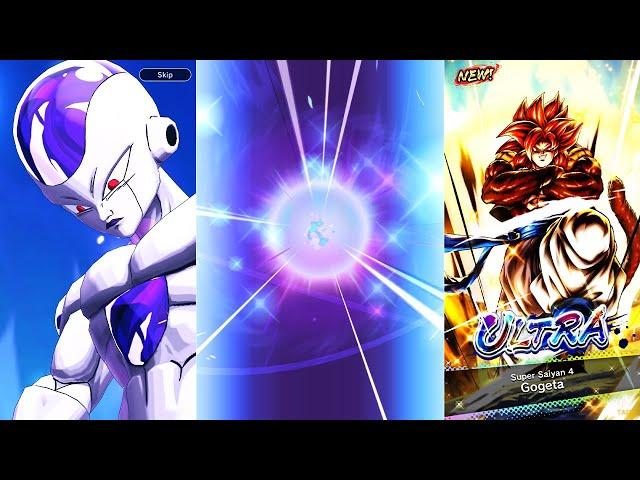 WHAAAT?!?! WTF IS THIS??? THE MOST INSANE ULTRA SSJ4 GOGETA SUMMONS?! - Dragon Ball Legends