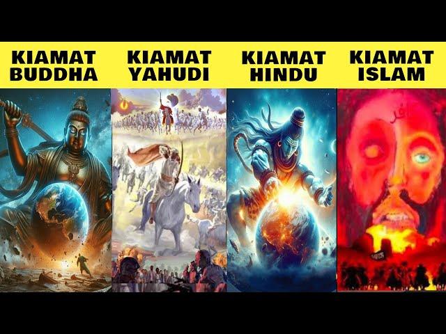 NGERI‼️KIAMAT Menurut 5 Agama Besar Di Dunia | Islam Kristen Yahudi Hindu Buddha