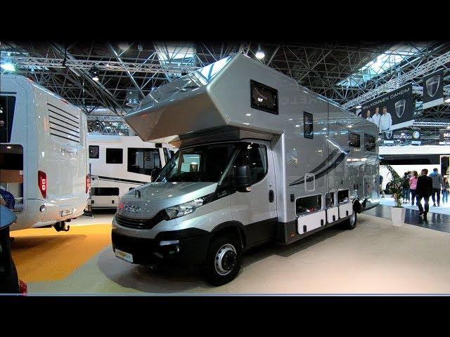 Phoenix Maxi Alkoven  8300 BMRSLX motorhome Iveco Daily RV Camper Van walkaround and interior V0052