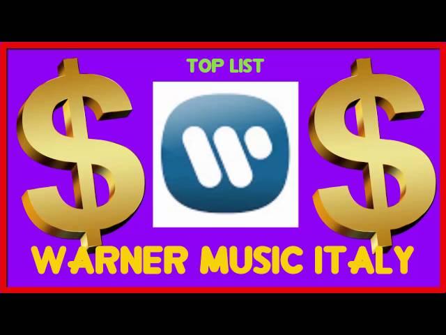 How much WARNER MUSIC ITALY made money on YouTube { In March 2016 }