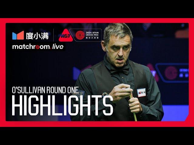 BEST OF Ronnie O'Sullivan In Round One!  | Xi'an Grand Prix 2024