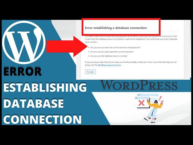 Wordpress - Error Establishing a database connection SOLUTION