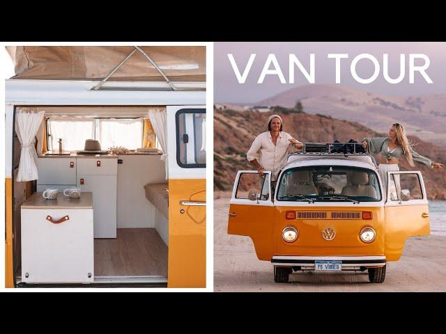 VW VAN TOUR | Self Converted Camper Van For Full-Time Van Life