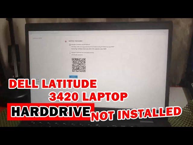 DELL LATITUDE 3420 HARD DRIVE NOT INSTALLED PROBLEM | DELL BEEP CODES ERROR | SSD INSTALLATION