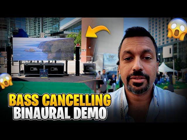 Bass Cancelling Binaural Demo SHOCKS Experts at CEDIA 2024! Coastal Source Outdoor Speakers